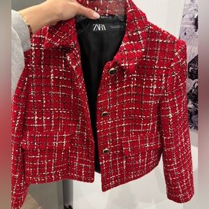 *SOLD* Zara tweed blazer